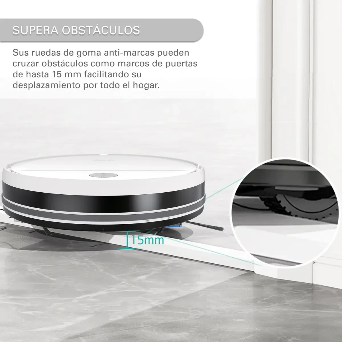 Aspiradora robot Sansei RVCS23PI aspira y trapea foto 9
