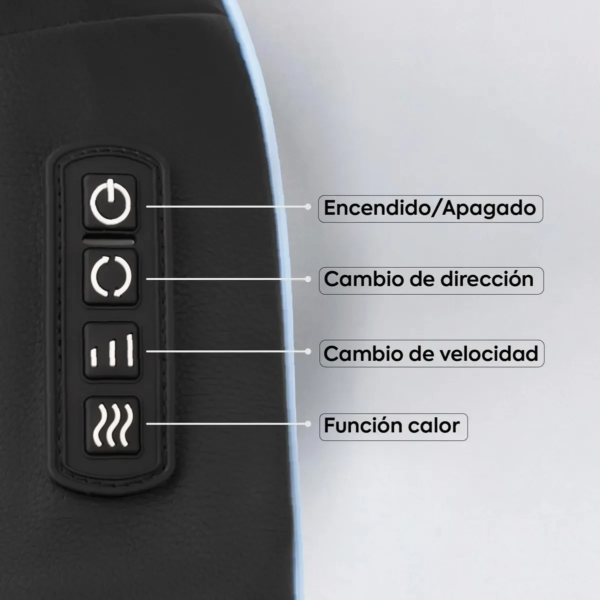 Masajeador cervical Shiatsu Femmto inalámbrico con calor foto 5