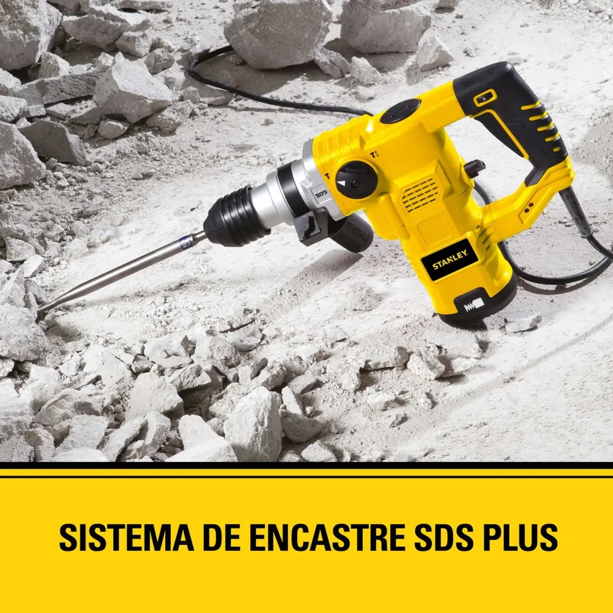 Rotomartillo Stanley 1250W SDS Plus hasta 32mm con maletín foto 2